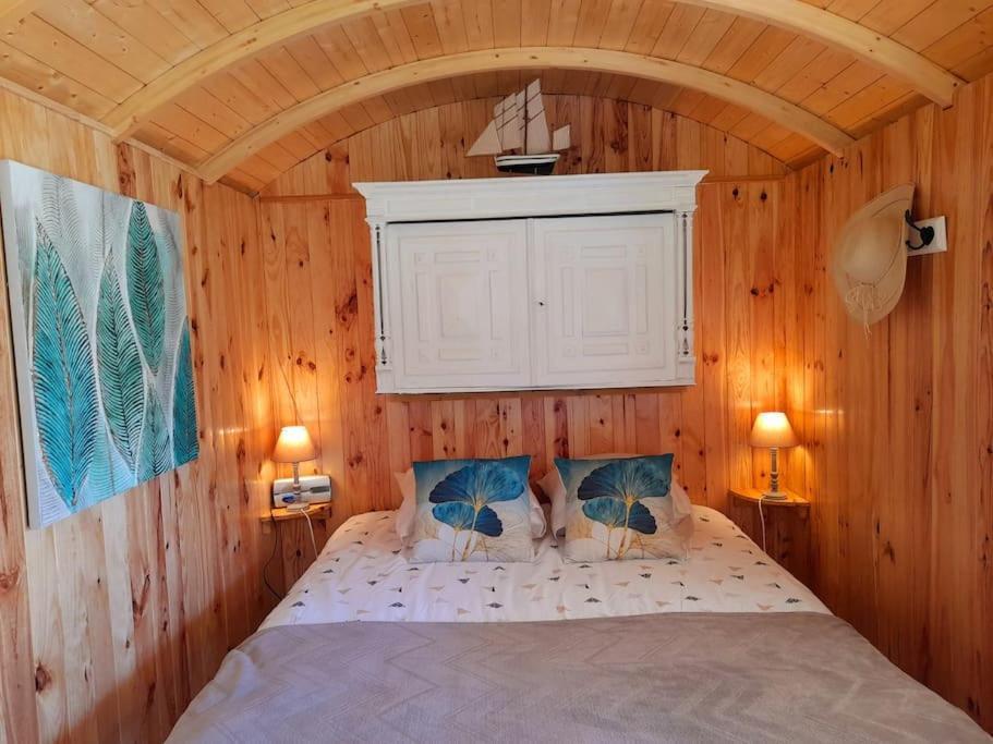 La Roulotte Du Pecheur Villa Saint-Privé Eksteriør bilde